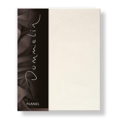 Flanellen lakens in de kleur ecru/ room van het merk Dommelin