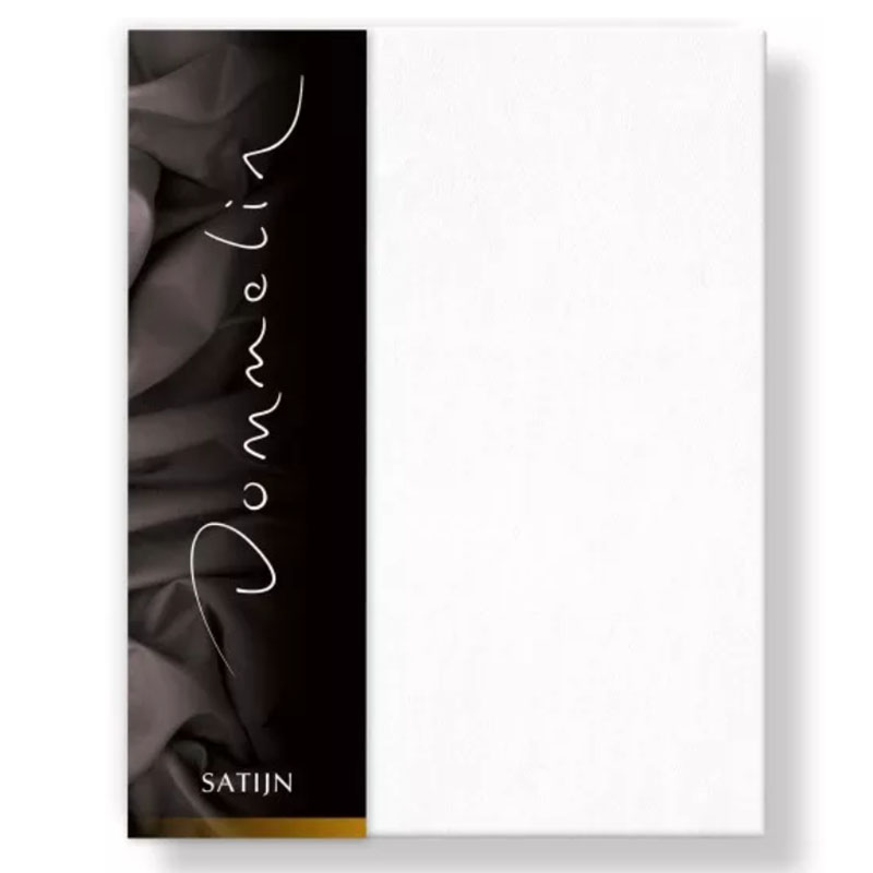 satijnen laken wit