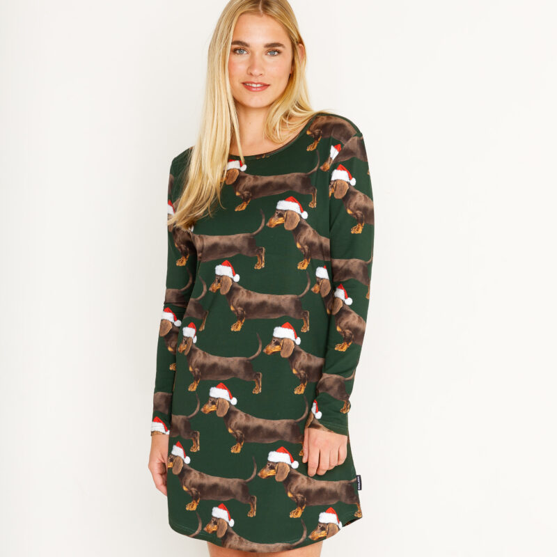 James Xmas Long Sleeve Dress Dames