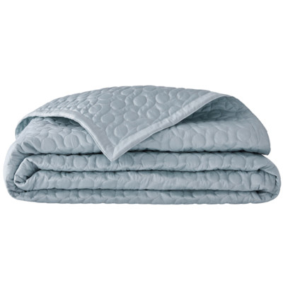 bedsprei luxe gewatteerd in baltic blue