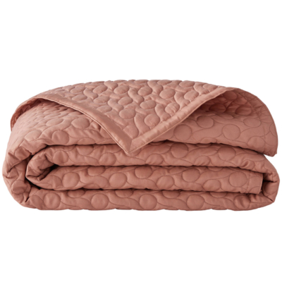 bedsprei 260x280 in terracotta
