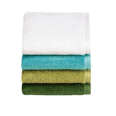 vossen handdoeken wit, blauw, avocado en groen
