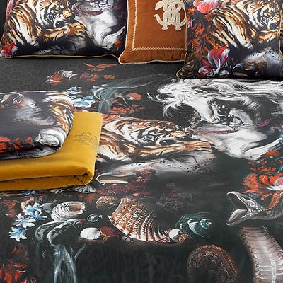 Roberto Cavalli dekbedovertrek met dierenprint