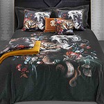 Roberto Cavalli dekbedovertrek met het paard van Michelangelo