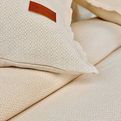 kussentje en sprei ecru