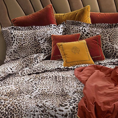 roberto cavalli dekbedovertrek bravo met luipaardprint