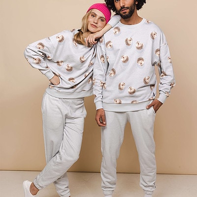 snurk outfit grijs