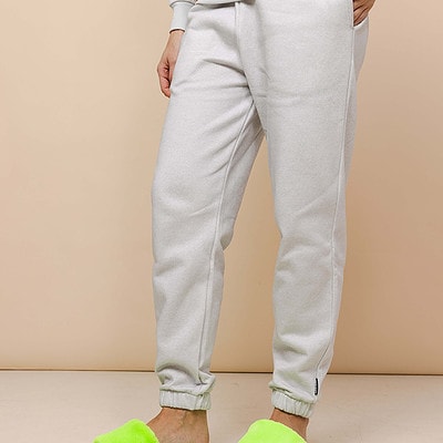 effen grijze broek