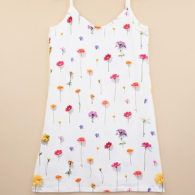 tank dress veldbloemen