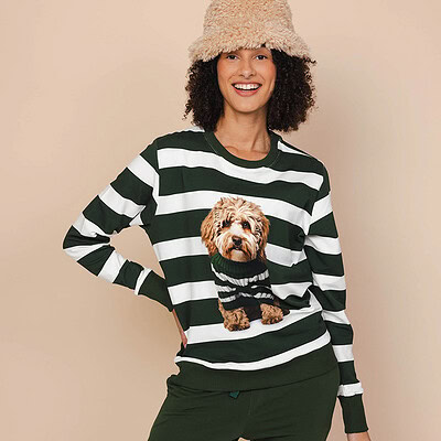trui met labradoodle