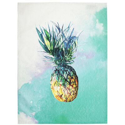 katoenen theedoek met ananas