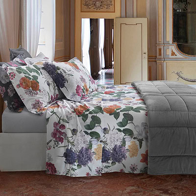 dekbedovertrek egyptisch katoen met bloemen print