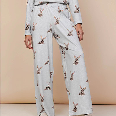 bunny bums wijde broek dames