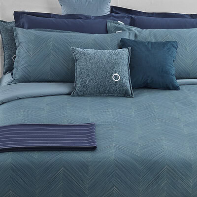 blauw dekbedovertrek luxe merken